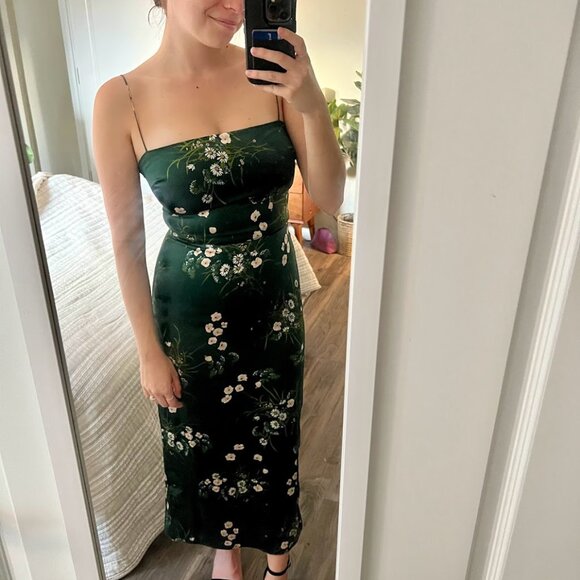 Reformation Dresses & Skirts - Reformation Frankie Silk Dress | Buena | Size 6